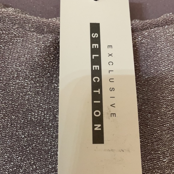 Sparkle light purple evening dress with side slit - Picture 5 of 5